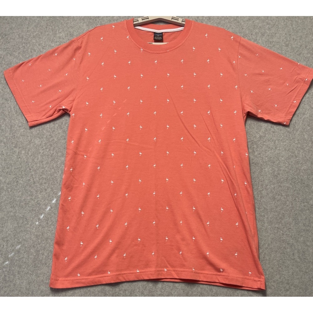 Street Rules Authentic Street Wear Flamingo Print T Shirt Sz Lg